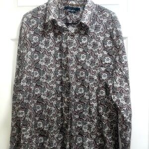Men's Patterned Long Sleeve Shirt Sz. XL